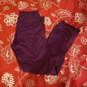 VS purple leggings with mesh details